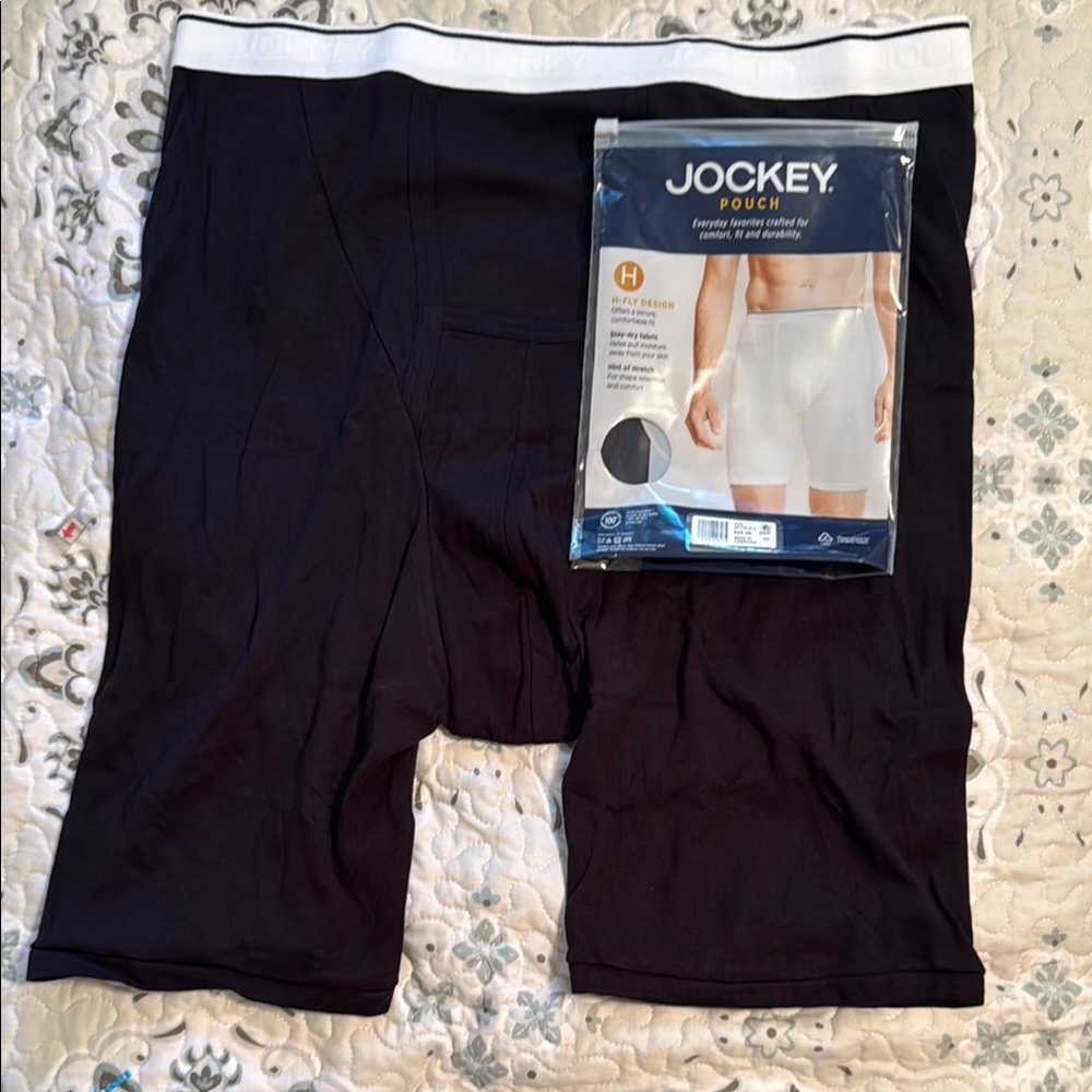 Jockey Black Boxer Briefs with Comfortable Fit